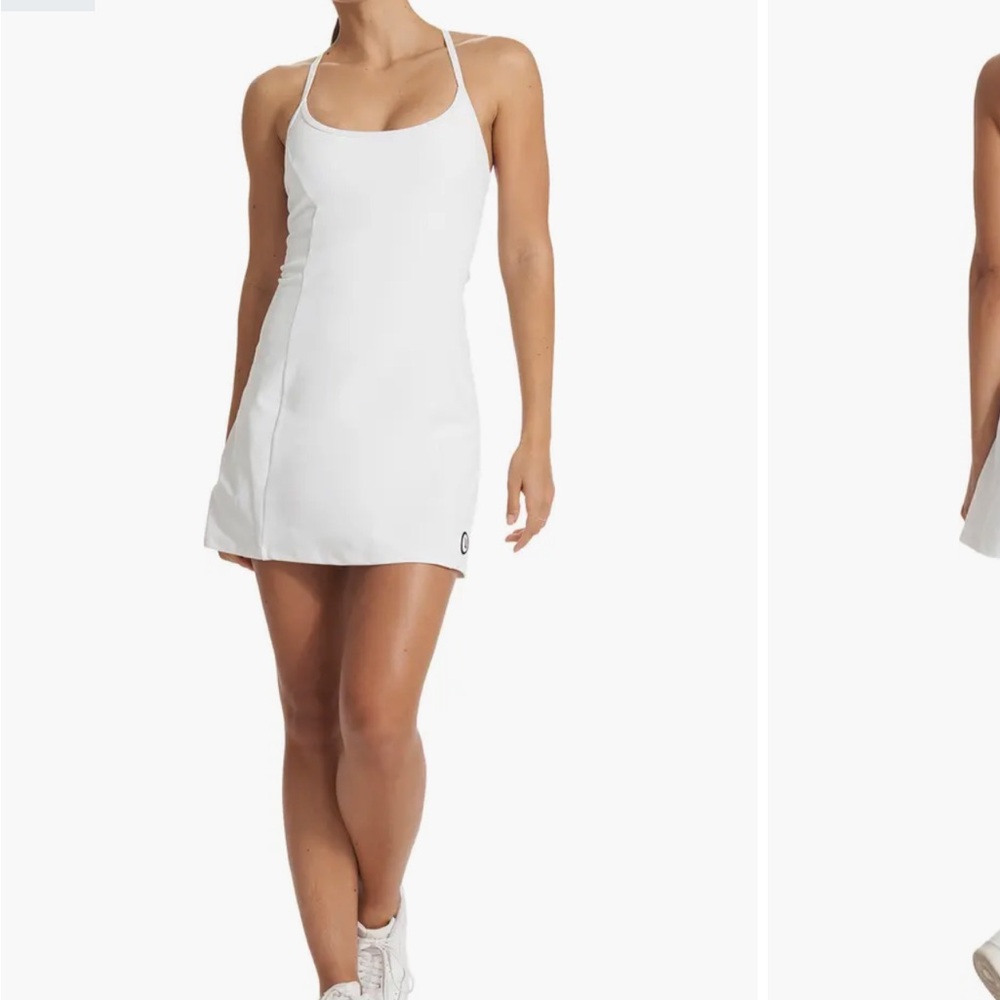 Vuori White One Shot Tennis Dress